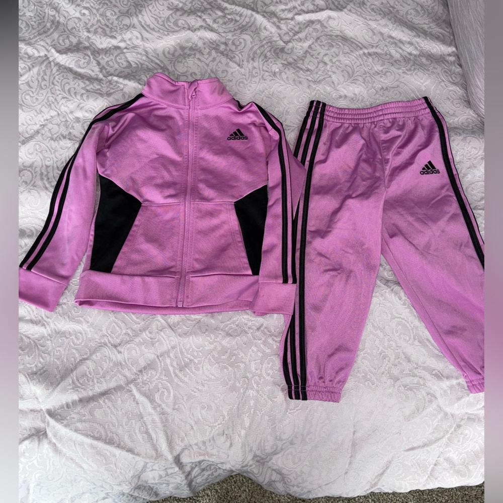 Lavender Adidas Tracksuit